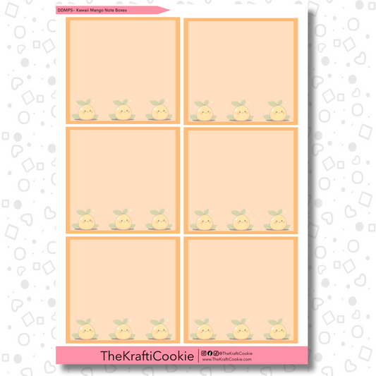 Kawaii Mango Daily Duo 7x9 Note Boxes