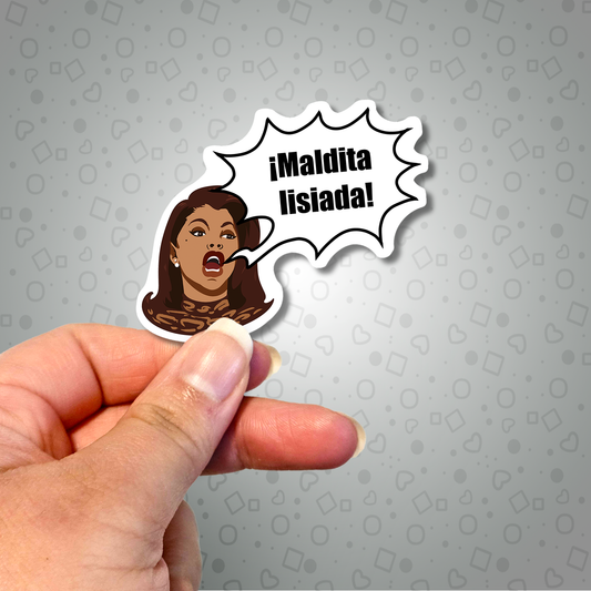 Funny Maldita Lisiada Spanish Meme Sticker